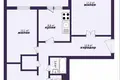 4 room apartment 81 m² in Minsk, Belarus