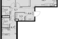 Apartamento 4 habitaciones 88 m² Moscú, Rusia