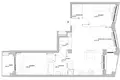 Жилой комплекс 3-комнатная квартира 61,12 м² в Варшаве — Białołęka