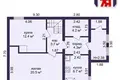 Casa 82 m² Dziarzynski sielski Saviet, Belarús