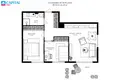 3 room apartment 62 m² Vilnius, Lithuania