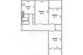 3 room apartment 69 m² Muchaviecki sielski Saviet, Belarus