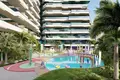 Residential complex New Trinity Residence with a swimming pool and a water park, Arjan-Dubailand, Dubai, UAE