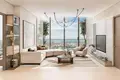 Complexe résidentiel New Safa Gate Residence with spa areas and green gardens close to Burj Khalifa, Safa Park, Dubai, UAE