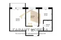 2 room apartment 40 m² Muchaviecki sielski Saviet, Belarus
