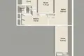 Квартира 3 комнаты 68 м² Минск, Беларусь