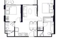 Appartement 2 chambres 60 m² Ban Bang Thao, Thaïlande
