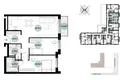 Квартира 3 комнаты 76 м² Рига, Латвия