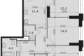 3 room apartment 80 m² Moscow, Russia
