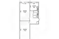 2 room apartment 50 m² Muchaviecki sielski Saviet, Belarus