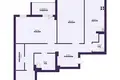 Квартира 3 комнаты 104 м² Минск, Беларусь