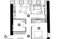 Appartement 2 chambres 61 m² Riga, Lettonie