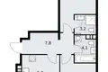 Apartamento 3 habitaciones 62 m² Vnukovo, Rusia