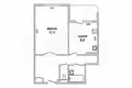 Appartement 1 chambre 41 m² Brest, Bélarus