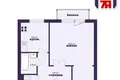 Apartamento 1 habitación 37 m² Valozhyn, Belarús