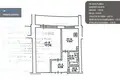 2 room apartment 51 m² in Ukmerge, Lithuania