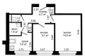 Wohnung 2 zimmer 41 m² Minsk, Belarus