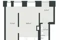 Квартира 1 комната 37 м² Рига, Латвия