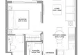 Квартира 2 комнаты 48 м² Умм-эль-Кайвайн, ОАЭ