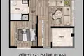 Wohnung 2 zimmer 49 m² Mezitli, Türkei