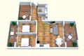 2 bedroom apartment 65 m² Becici, Montenegro