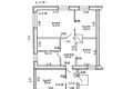 4 room apartment 58 m² Michanavicki sielski Saviet, Belarus