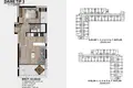 Studio 1 chambre 39 m² Mezitli, Turquie
