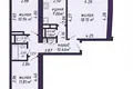 Wohnung 3 zimmer 68 m² Minsk, Belarus