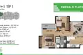 2 bedroom apartment 74 m² Mezitli, Turkey