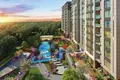 Complejo residencial Residential complex with a swimming pool and a fitness center close to universities and E-5 highway, Istanbul, Turkey