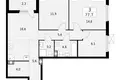 Apartamento 3 habitaciones 78 m² Krasnoye Selo, Rusia
