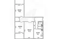 Wohnung 3 zimmer 69 m² Muchaviecki sielski Saviet, Belarus