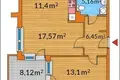 Mieszkanie 2 pokoi 55 m² Warszawa, Polska