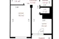 Квартира 1 комната 40 м² Минск, Беларусь