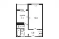 Wohnung 1 zimmer 34 m² Minsk, Belarus