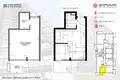 1 room apartment 32 m² Minsk, Belarus