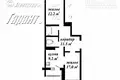 2 room apartment 57 m² Muchaviecki sielski Saviet, Belarus
