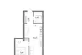 Wohnung 1 zimmer 49 m² Kaliningrad, Russland