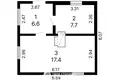 House 40 m² Astrosycki sielski Saviet, Belarus