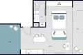 Студия 1 комната 84 м² Равай, Таиланд