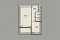 Mieszkanie 1 pokój 35 m² Mińsk, Białoruś