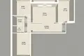 3 room apartment 81 m² Minsk, Belarus