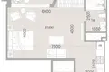Kawalerka 45 m² Dubaj, Emiraty Arabskie