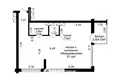 Квартира 3 комнаты 57 м² Минск, Беларусь