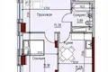 2 room apartment 41 m² Odesa, Ukraine