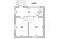 Casa 45 m² Muchaviecki sielski Saviet, Belarús
