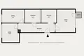 Appartement 3 chambres 47 m² Varsovie, Pologne