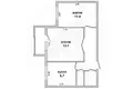 2 room apartment 47 m² Brest, Belarus