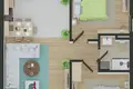 Квартира 36 м² Буртаиши, Черногория