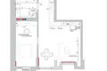 2 room apartment 60 m² Minsk, Belarus